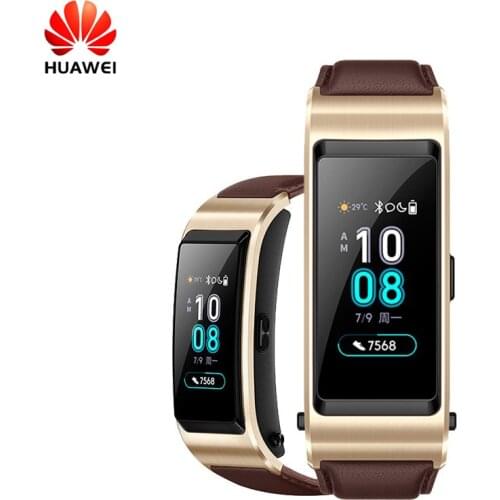Original Huawei B5 Band TalkBand B5 Bluetooth Smart Bracelet Wearable Sports Wristbands Touch AMOLED Screen Call Earphone Band