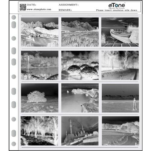 30x 120 Ring Binder Archival Storage Page Sheets B&W Color Film Negative Slide