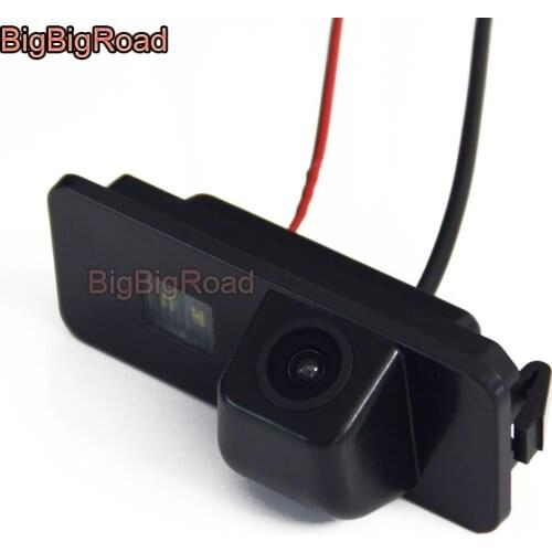BigBigRoad Car Rear View Parking CCD Camera For Volkswagen Passat B6 Phaeton Scirocco Polo Goft 4 5 6 MK4 MK5 MK6 Night Vision