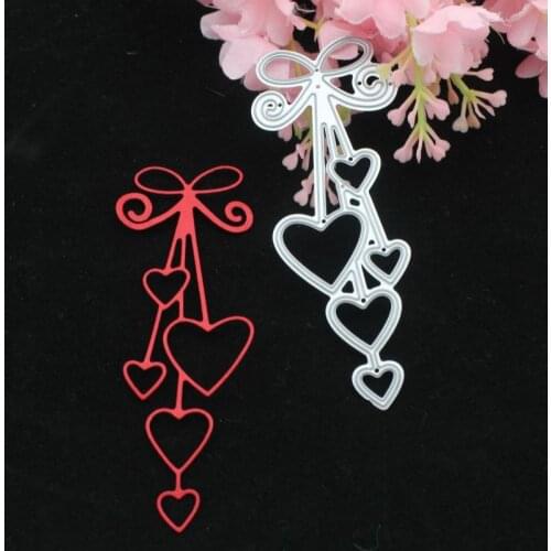 Pendant Heart Frame Metal Cutting Dies Cut Die Mold Wedding Photos Scrapbook Paper Craft Knife Mould Blade Punch Stencils