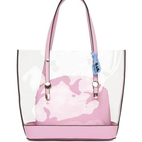 Transparent New Fashion Sexy Tote Bag Hand and Shoulder Comfortable Convenient Day and Night Use 2021 Best Bag Fashion Design