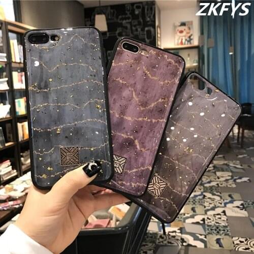 Luxury Gold Foil Marble Phone Case for iPhone 11 Pro XS Max XR X 7 8 6 6s Plus Granite Glitter Case Soft TPU Silicone Back Cover