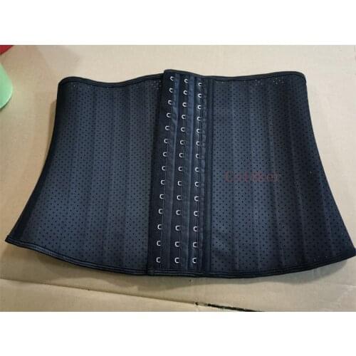 6xl Plus Size Upgrade Mesh Breathable Waist Cincher Slimming Belt Latex Waist Corset Colombian Gird Body Shaper Waist Trainer