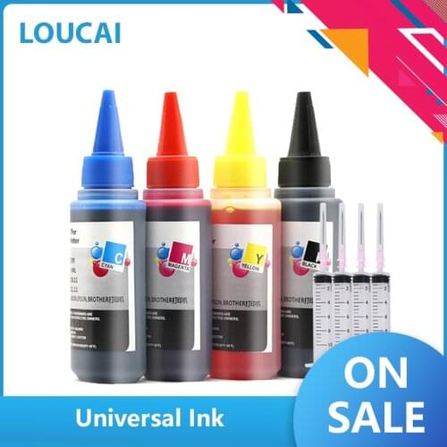 Universal 100ml Refill Dye Ink Kit for Epson for Canon for HP for Brother All Model Printer ink CISS Ink Voor inkt Tank