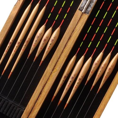 Highly Sensitive Reed Floats Bold and Eye-catching Wild Fishing Crucian Carp Floats Boxed with Box Pesca Accesorios Mar