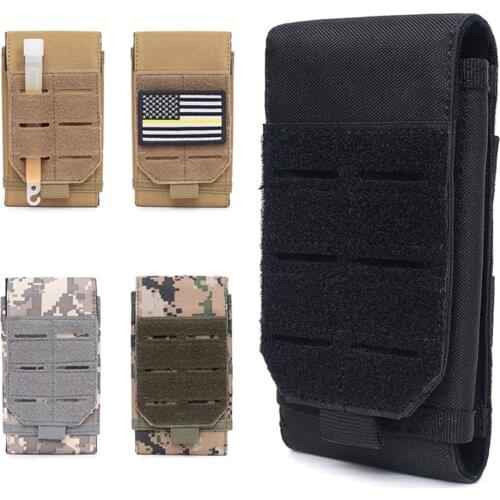 High Quality Tactical Molle Pouch Waist Bag Outdoor Mobile Phone Pouch EDC Tools Accessories Pack Vest Pack Cell Phone Holder