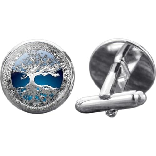 Tree of Life Cufflinks for Men Best Man Cufflinks Set Cufflinks Wedding Life Tree Suit Shirt Cuff Links Men Accessories