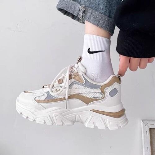 2021 dad shoes women sneakers womens fashion new sports shoes mesh platform bottom womens shoes new womens shoes 41-42