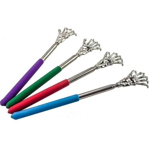 1Pc Steel Telescopic Back Scratcher Claw Massager For Blood Circulation Relax Health Extendable Portable Massage Tool