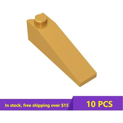 10PCS MOC 60477 Bricks 4x1 inclined Assemble Parts For Building Blocks Parts DIY Educational High-Tech Parts Toys