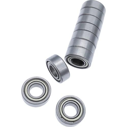 10pcs MR115 miniature bearing 5X11X4mm carbon steel deep groove ball bearing for 3D printer functional mechanical parts