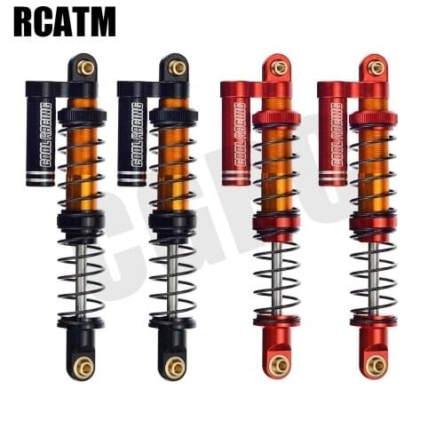 2pcs Oil Adjustable Metal Shock Absorber Damper For 1/10 RC Crawler Car Parts Truck Axial SCX10 TRX4 G63 D90 RC Upgrade