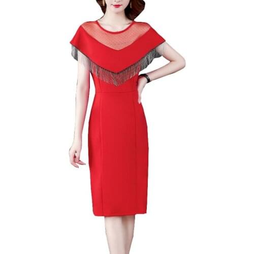 2021 Fashion Summer Women платье Female Sexy Shawl Fringed Mesh High-end Long Dress New Sweet Lady Fairy Slim Dresses OK794