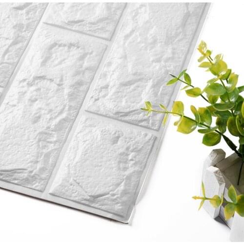 3D Wallpapers DIY Self-Adhesive Waterproof Foam Bedroom Living Room Brick Wall Sticker Easy Convenience home Wall Decals 70*77