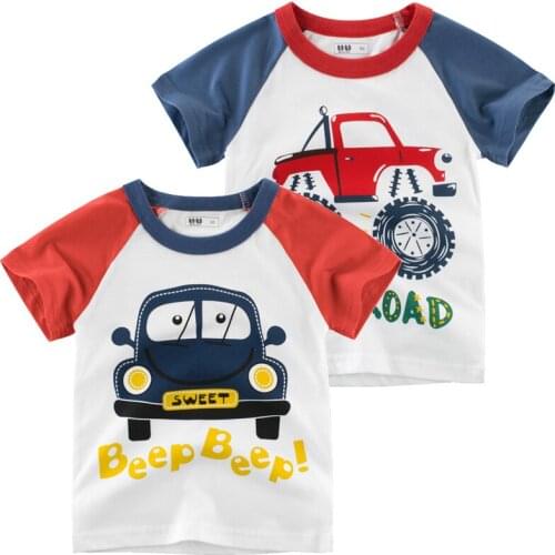 Kids t shirt boys girls kids sport shirt jeep car t-shirt kids white summer fashion children t shirts for boys tee shirt child