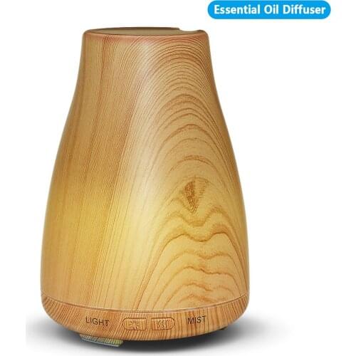 Essential Oil Diffuser for Cool Mist Xiomi Humidifier with 7 Colors Lights 2 Mist Mode Waterless Auto Off for Home Office Baby