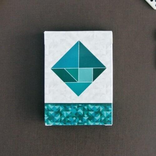 Tangram Playing Cards Sea Edition the Seven Stones of Wisdom Poker Size Deck USPCC Custom Limited Edition Sealed Magic Props