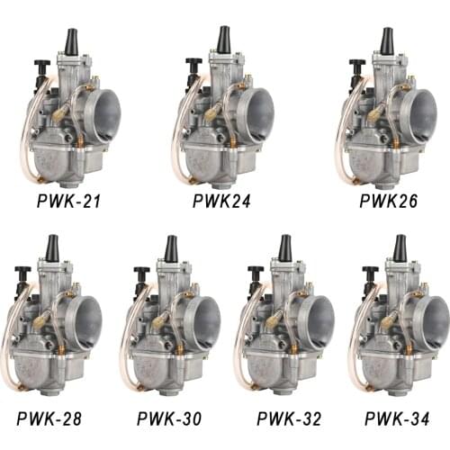 PWK Motorcycle Carburetor Carburador 28 30 32 34 mm With Power Jet For 2T/4T Engine Motorcycle Keihin Koso