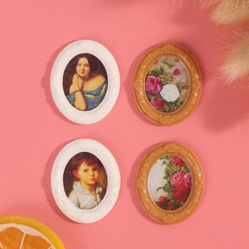 1:12 Dollhouse Miniature Mini Photo Frame Model Furniture Decorative Doll House car Accessories