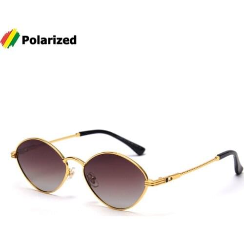 JackJad 2020 Fashion Vintage Oval Style Polarized Sunglasses Men Top Quality Metal Brand Design Sun Glasses Oculos De Sol S31493