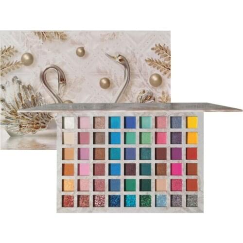 54 Colors Shimmer Matte Eye Shadow Palette Professional Pigmented Powder Glitter Eyeshadow Pallete Eyes Make Up Pigment