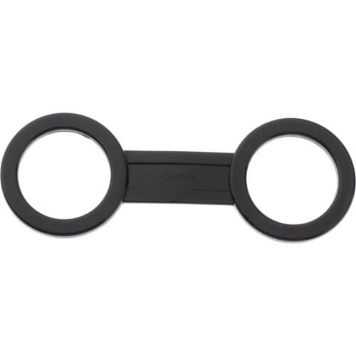 Silicone Snorkel Strap Keeper Lock Kit Clip Diving Breath Tube Retainer Lock