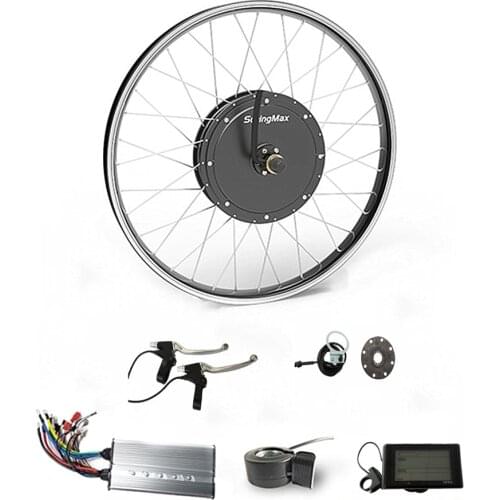 Fair Price Factory Directly 72V 3000W 135mm Dropout, Waterproof Cable Gearless Hub Motor Kit