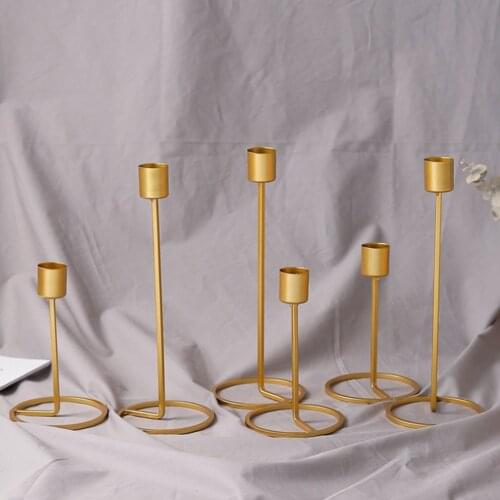 Dinner Candle Holder Vintage Candlestick Table for Fashion Home Wedding Party Creative Church Elegant Wedding Table Decorative