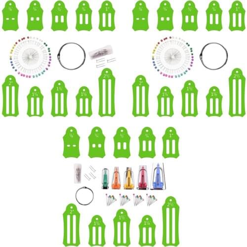 High Quality Durable Bias Tape Makers Kit for Sewing Quilting and Jelly Roll Sasher Tool