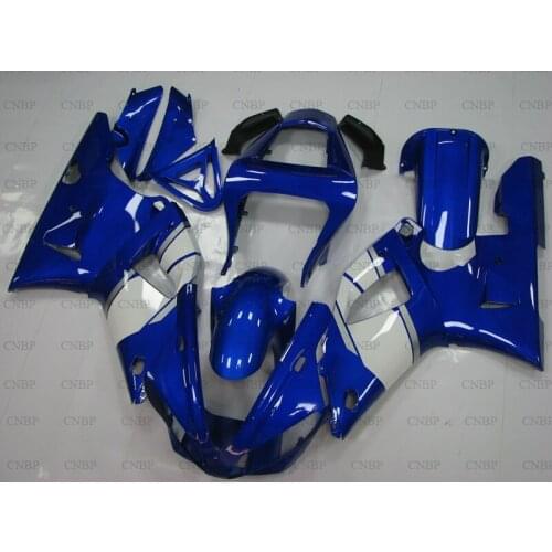 YZF R1 2000 - 2001 Plastic Fairings YZFR1 2001 Fairings YZF R1 2000 Blue White Fairings