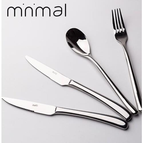 1Pcs Cheap Multi Style Steak Knife Set Silverware Flatware Set Dinner Knife Fork Tea/Coffee Spoon Cutlery Western Food Tableware