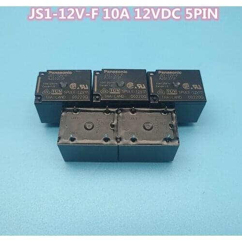 5Pcs/Lot Power Relay JS1-5V-F And JS1-12V-F And JS1-24V-F 5PIN New And Original