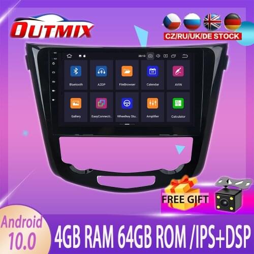 Android 10 PX6 with DSP Carplay IPS Screen For Nissan X-TRAIL Qashqai 2013-2018 IPS Car multimedia Player head unit DVD Player