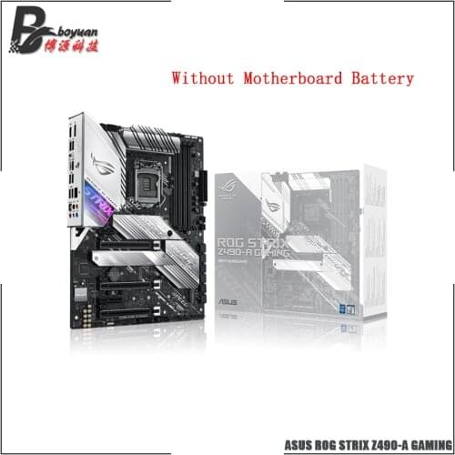 ASUS ROG STRIX Z490 A GAMING ATX Intel Z490 DDR4 M.2 USB 3.2 HDMI 128G Support 10 gen LGA 1200 CPU Motherboard