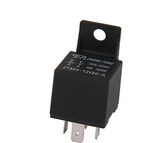 Car Truck Auto Automotive DC 12V 40A 40 AMP SPST Relay Relays 4 Pin 4P for Motorcycle Boat