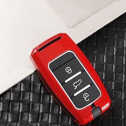 Silica gel zinc alloy key cover For Changan CS75 EADO CS35 RAETON CS15 V3 V5 V7 PLUS CS85 COUPE CS95 2017-2019 car keyring new