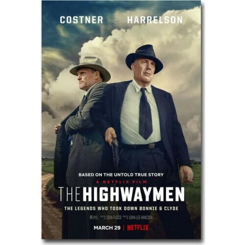 D0343 The Highwaymen Movie Silk Fabric Poster Art Decor Indoor Painting Gift