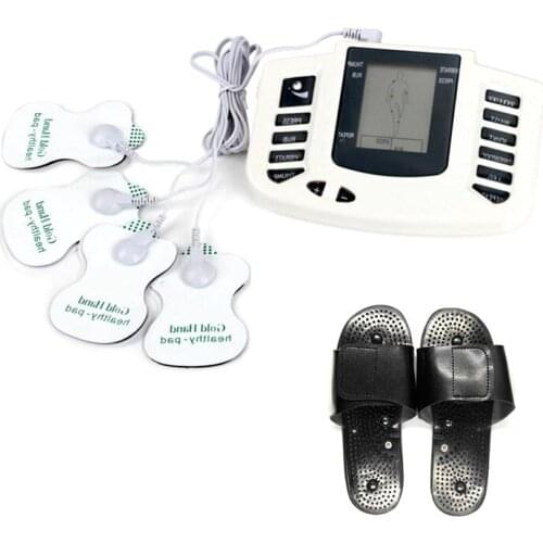 Electro Stimulation Foot Massager Slipper Electric Shock Therapy Full Body Massager Relax Tens EMS Machine Estim Health Care