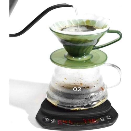 New Electronic Scale Grams Baking Scale Coffee Electronic Scale Smart Rechargeable With Timing Function Digital Kitchen Scale