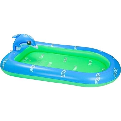 Splash Pad for Kids Toddlers Dolphin Inflatable Pools Swimming Pools Above Ground Backyard Garden Summer Water Party