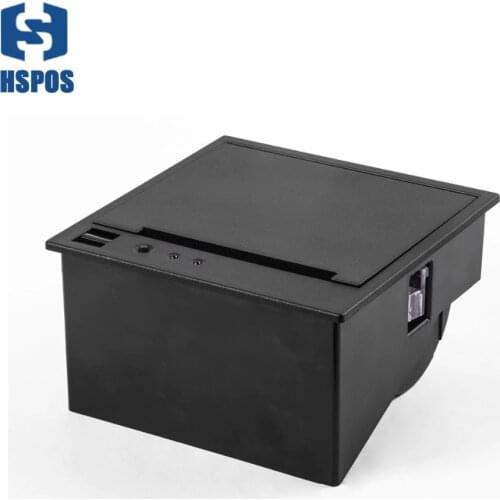 HS-EC80 80mm panel Serial rs232 usb Thermal Printer module with cutter embedded reaspberry with Magnetically locked open cove