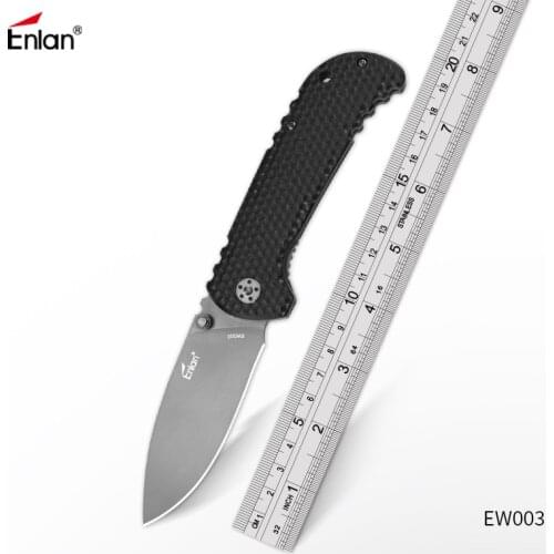 ENLAN Pocket Folding Knife 8Cr13mov Steel Rescue Survival Tool Outdoor Camping EDC Tactical Hunting knife CS GO