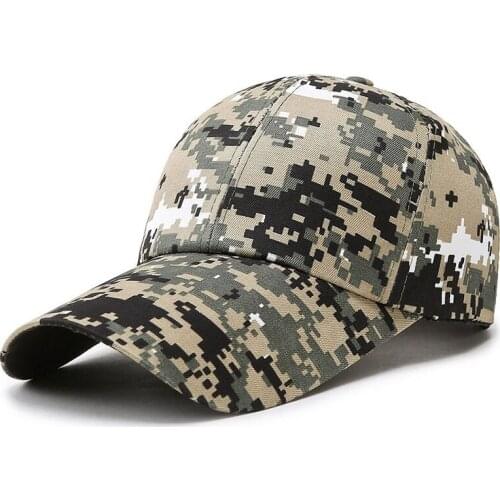 Outdoor Sport Snap Back Caps Camouflage Hat Simplicity Tactical Military Army Camo Hunting Cap Hat For Men Adult Cap