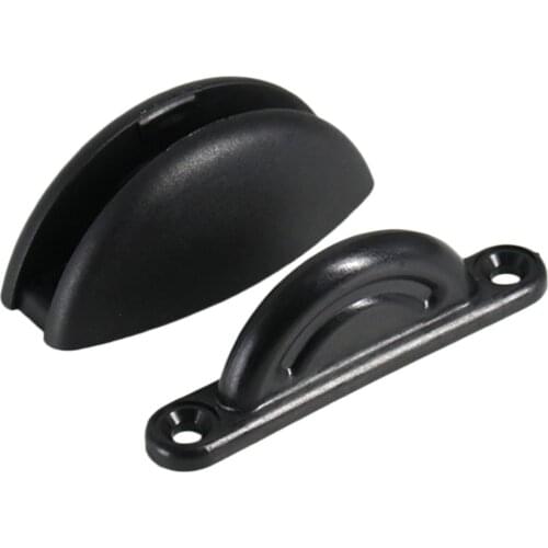 Nylon Door Stop Catch and Holder for Boat Sail RV Camper Trailer Boat Black