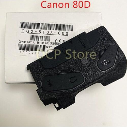 New 80D original left side USB HDMI I/F Interface Rubber cover unit (a set) repair parts For Canon EOS 80D SLR Digital camera