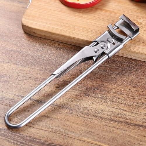 Jar Opener Adjustable Bottle Opening Artifact Rotate Open Cap Manual Screw Cap Twist bottle cap Stainless Steel Can Opener