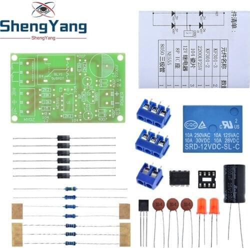 NE555 Water Level Switch Controller Kit Water Level Sensor Automatic Pumping Module DIY Student Electronic Principles Training
