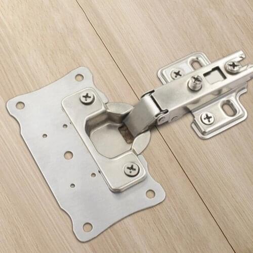 1/3pcs Hinge Repair Plate for Cabinet Furniture Drawer Window Stainless Steel Plate Repair Accessory for Kitchen Cabinets