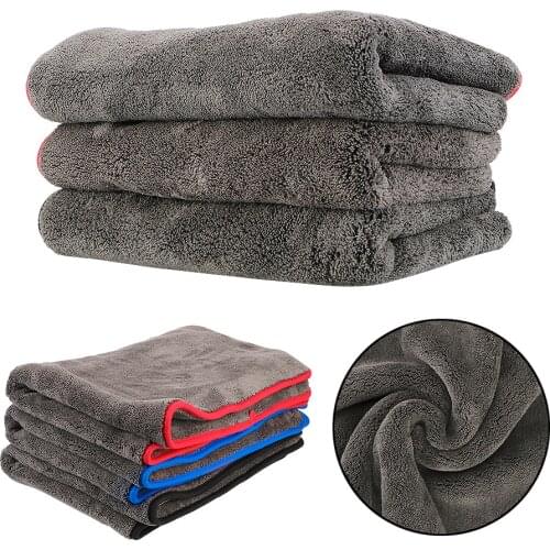 Strong Water Absorption Cloth Detailing Drying Microfiber Towel 1200GSM Car Cleaning Towels Auto Polishing Wash Tool