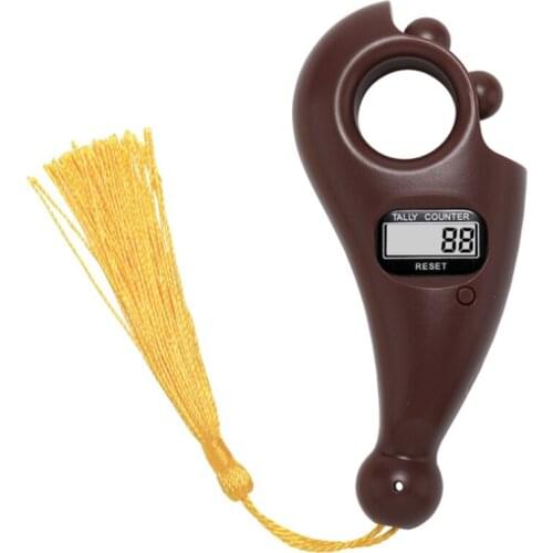 Portable Handheld Tassel Digital Beads Counter Finger Game Decompression Toy G6DB